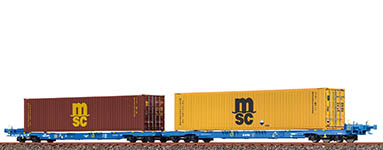 040-48105 - H0 - Containerwagen Sffggmrrss VTG, VI, MSC